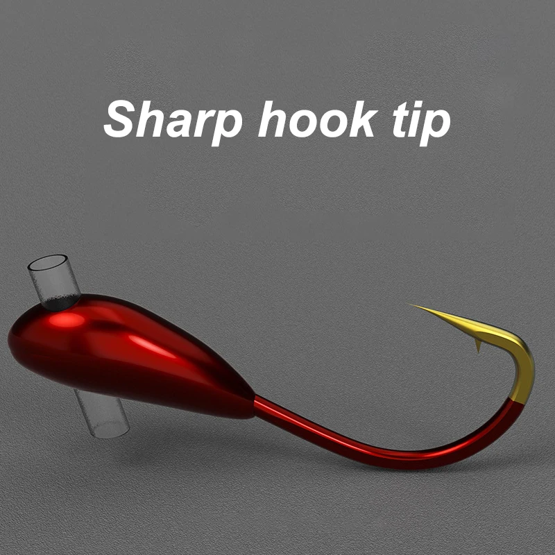 10/20PCS Inverno Amo da pesca  - Fishing Hook Offset recensione e prezzo