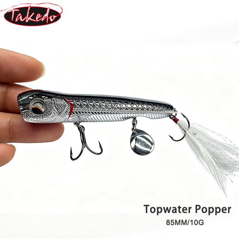 TAKEDO 10G Top Water Popper Es - Fishing Hook Treble recensione e prezzo