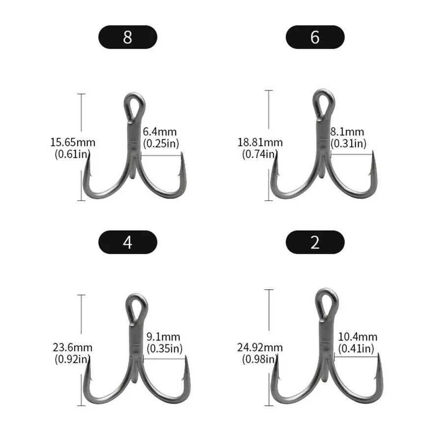 Ami tripli da pesca in acciaio - Fishing Hook Offset recensione e prezzo