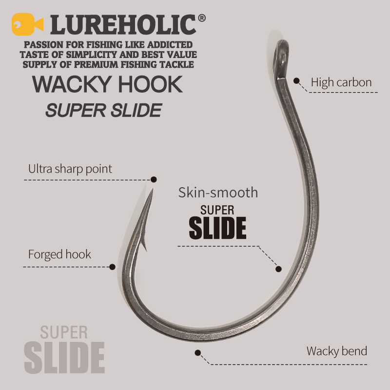 LUREHOLIC PTFE Super Slide Wac - Fishing Hook Offset recensione e prezzo
