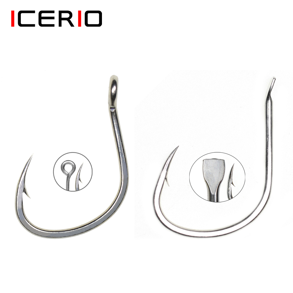 ICERIO 10PCS Rivestimento in s - Fishing Hook Offset recensione e prezzo