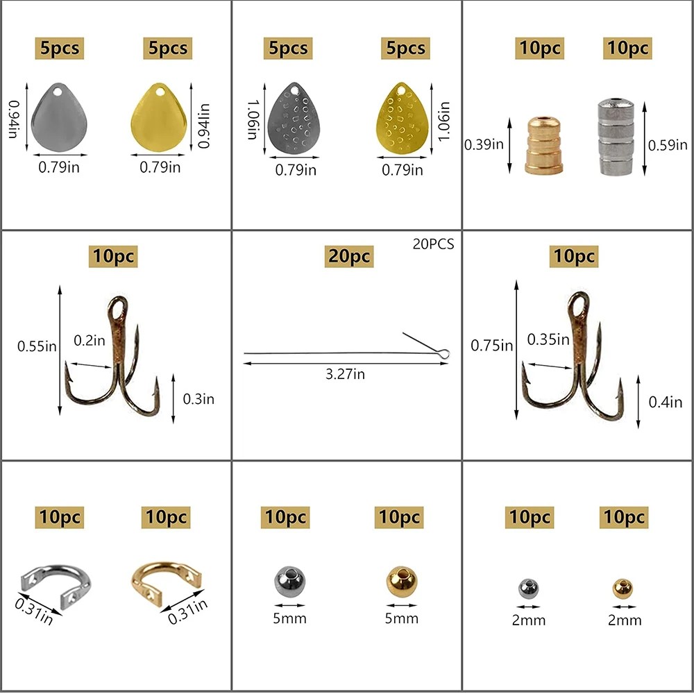 140 pz Esche Da Pesca Che Fa K - Fishing Hook Treble recensione e prezzo