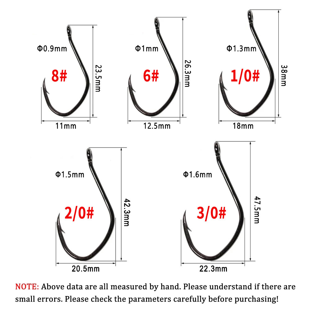 Wifreo 20 pezzi a forma di V a - Fishing Hook Offset recensione e prezzo
