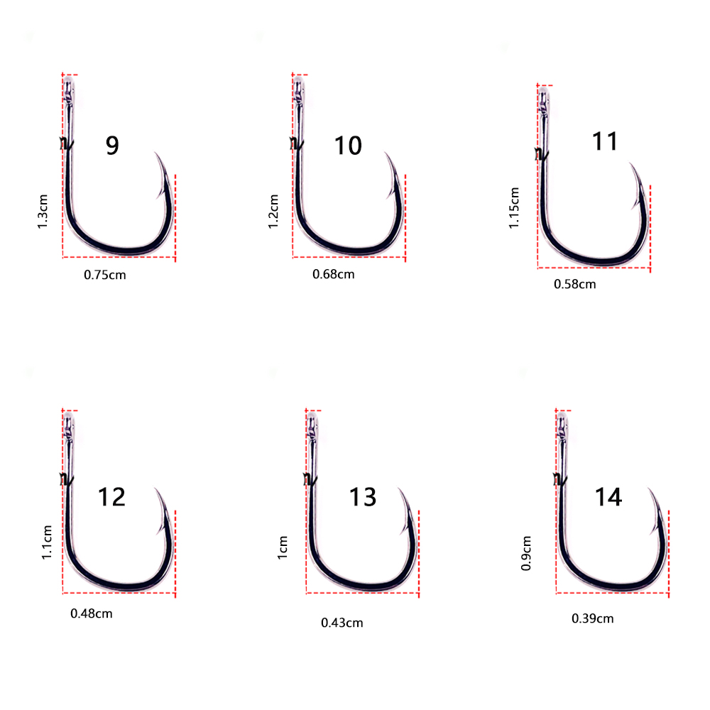 20 pz/lotto Iseama 1/0 # -14 # - Fishing Hook Assortment recensione e prezzo