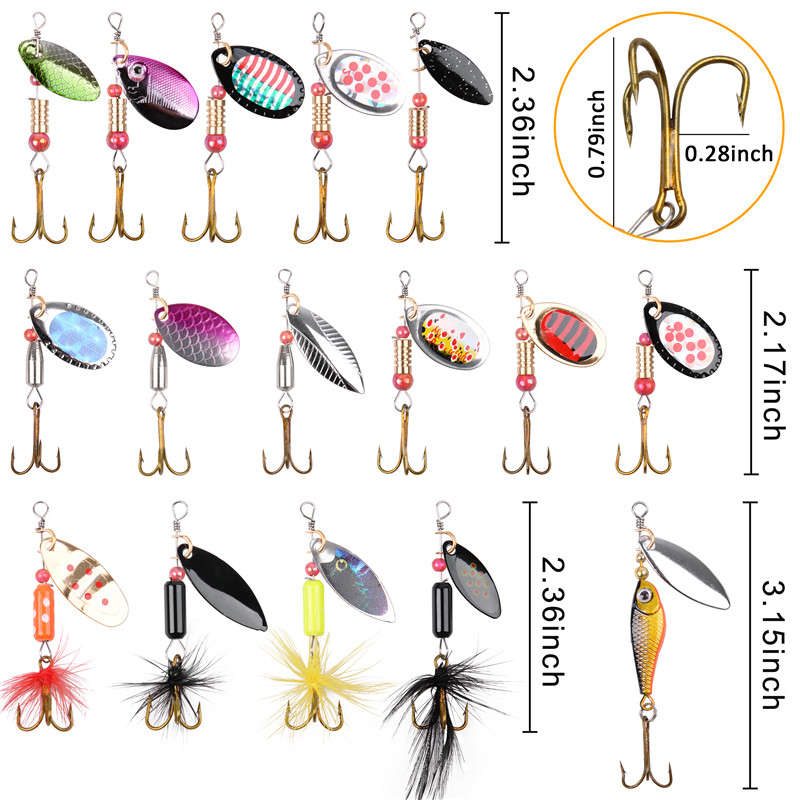 5/10/16 pezzi spinner esche da - Fishing Hook Treble recensione e prezzo